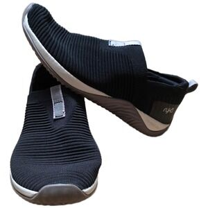 Ryka Echo Knit Slip‎ On Sneakers Shoes Women's Size 10.5 Black Athleisure